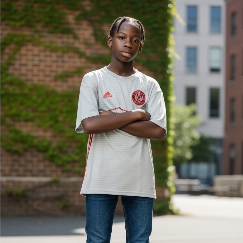Adidas Atlanta United FC 2017 Away Jersey Youth XL ClimaCool MLS